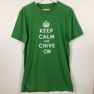 Keep Calm and Chive On tee